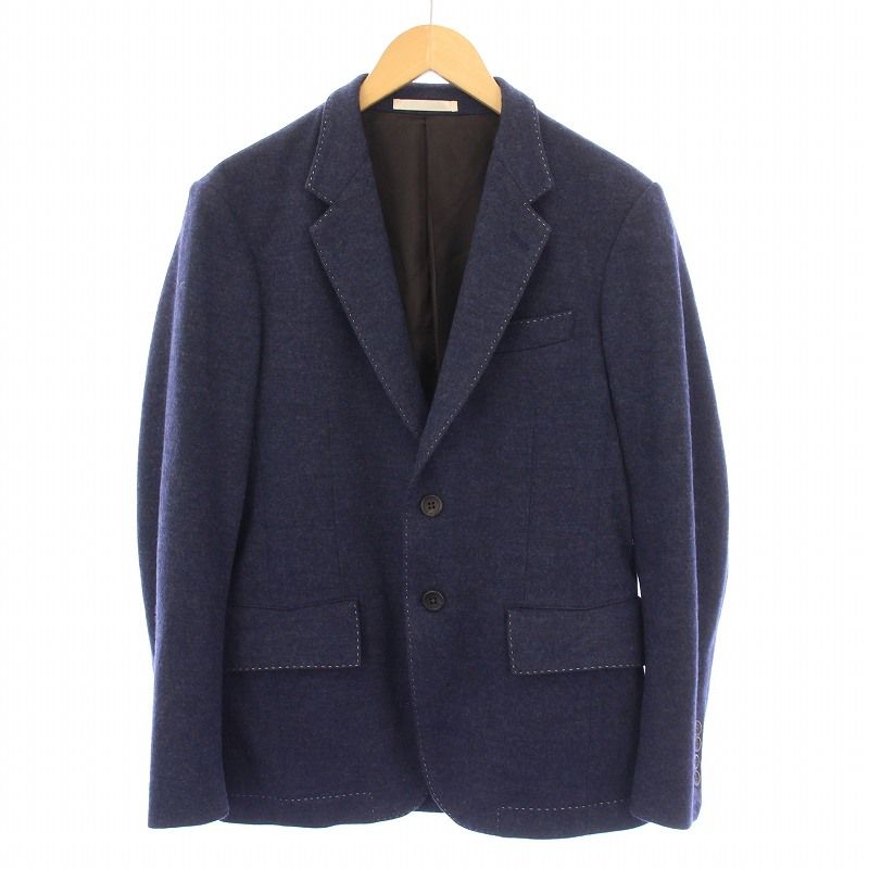 【美品/L】ポールスミス テーラードジャケット ネイビー系 ウール 近年モデル ポールスミスコレクション PAUL SMITH COLLECTION テーラード