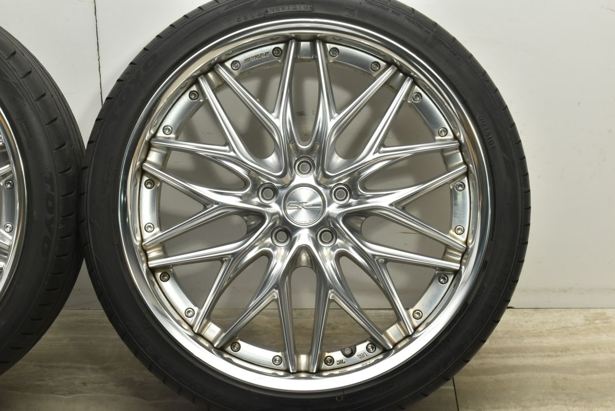 専用出品3 ドレスアップに】WORK シュヴァート クヴェル 20in 8.5J+48 PCD114.3