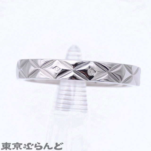 シャネル CHANEL マトラッセ リング プラチナ Pt950 ダイヤモンド 1P 