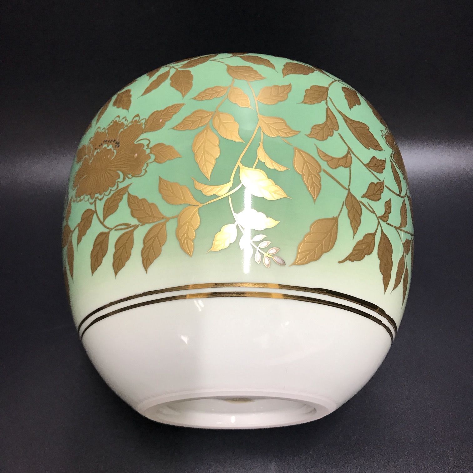 九谷焼・銀彩花紋・香跳作 銀彩 ブルー (九谷焼)