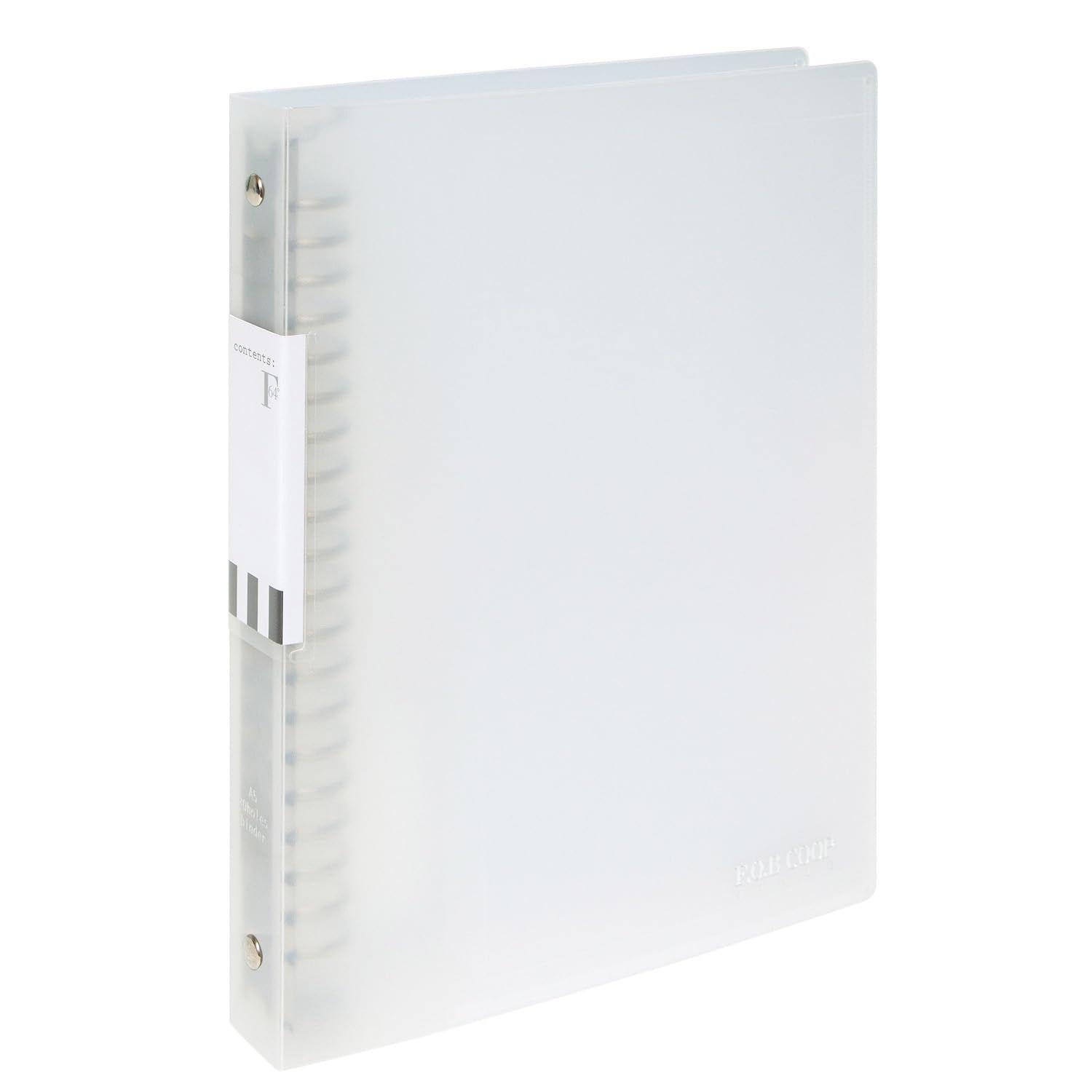 FOBCOOP 20穴 バインダー A 5 クリア キョクトウ LN 42 T