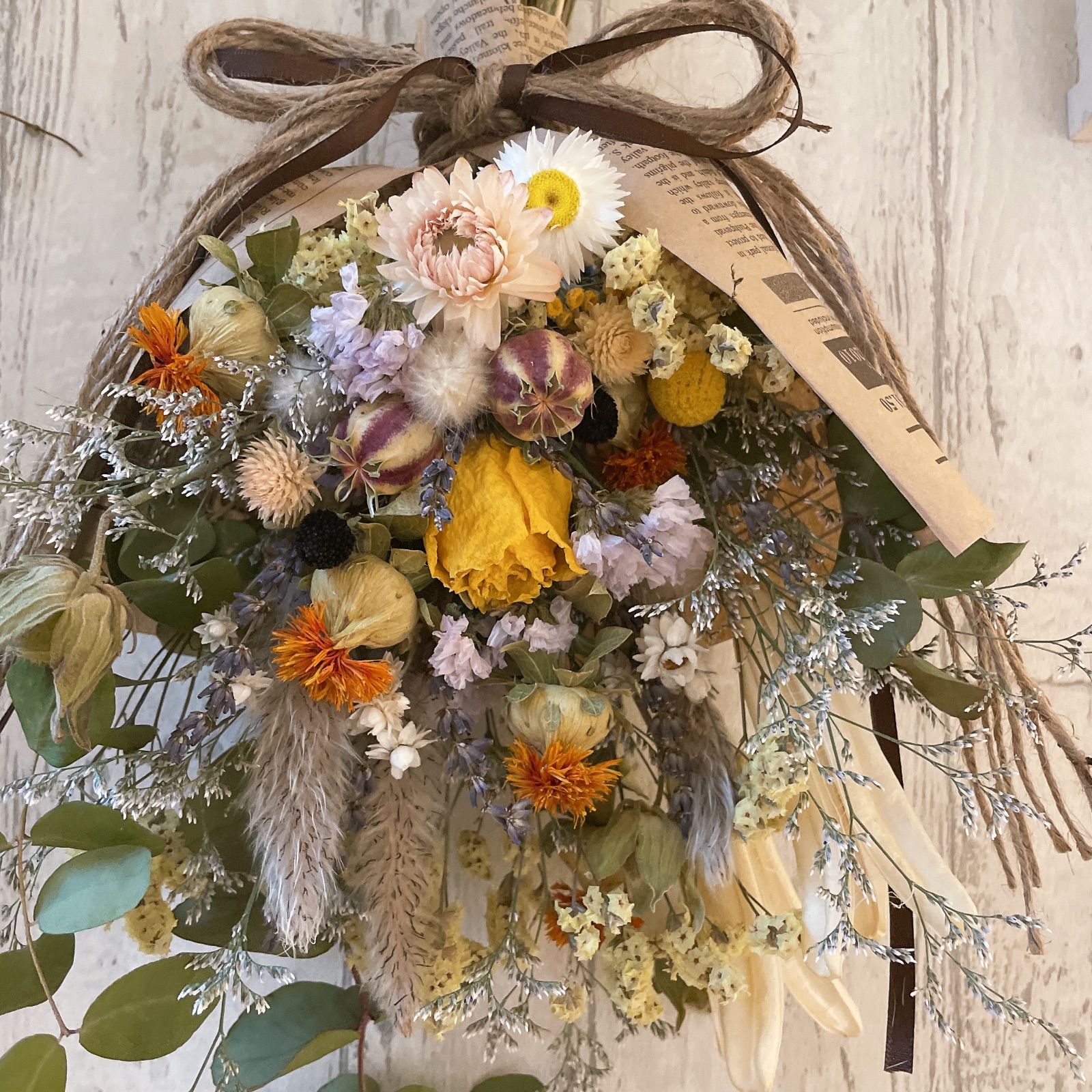 ドライフラワー スワッグ No.138 - メルカリ