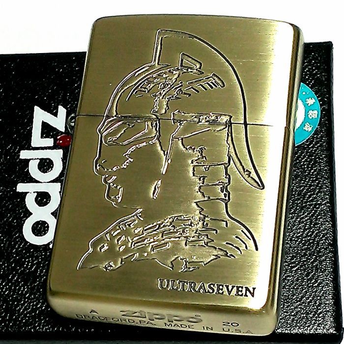 ZIPPO ライター ウルトラセブン ジッポ アンティークゴールド