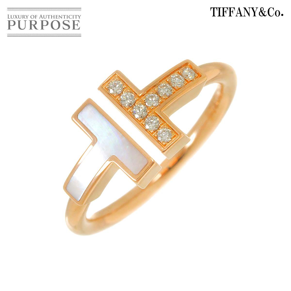 ★Tiffany&Co.★ Tワイヤー ダイヤリング Au750 定価47万 ティファニー Tワイヤーリング 750/ダイヤモンド | ブランド品
