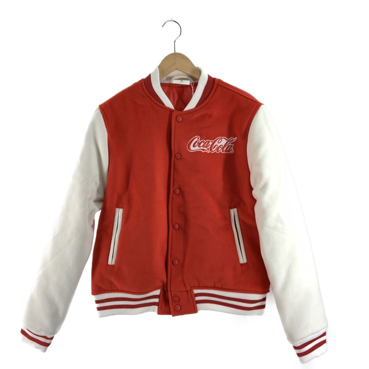 コカコーラ　マーベル　スタジアムジャケットSサイズ コカ・コーラ MARVELコラボ限定 スタジアムジャケット スタジャン