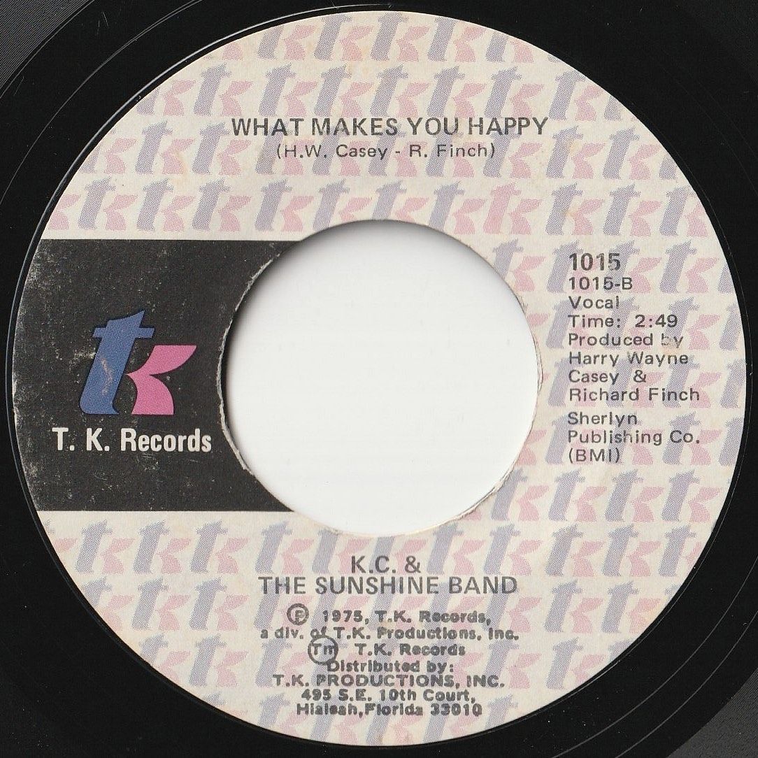 KC  The Sunshine Band That's The Way (I Like It) What Makes You Happy  US 1015 201899 SOUL DISCO ソウル ディスコ レコード 7インチ 45 Solidity Records  メルカリ