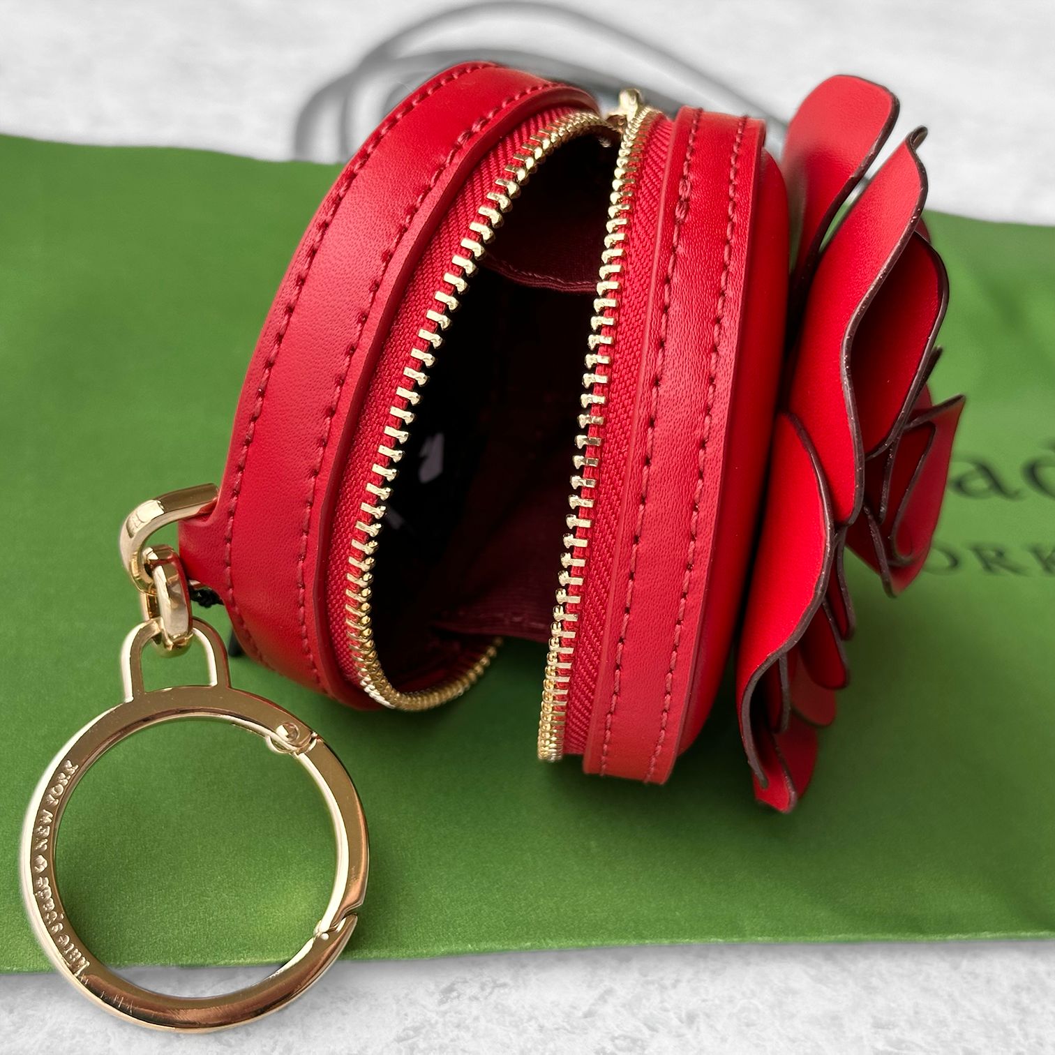 Kate spade poppy coin purse hot sale