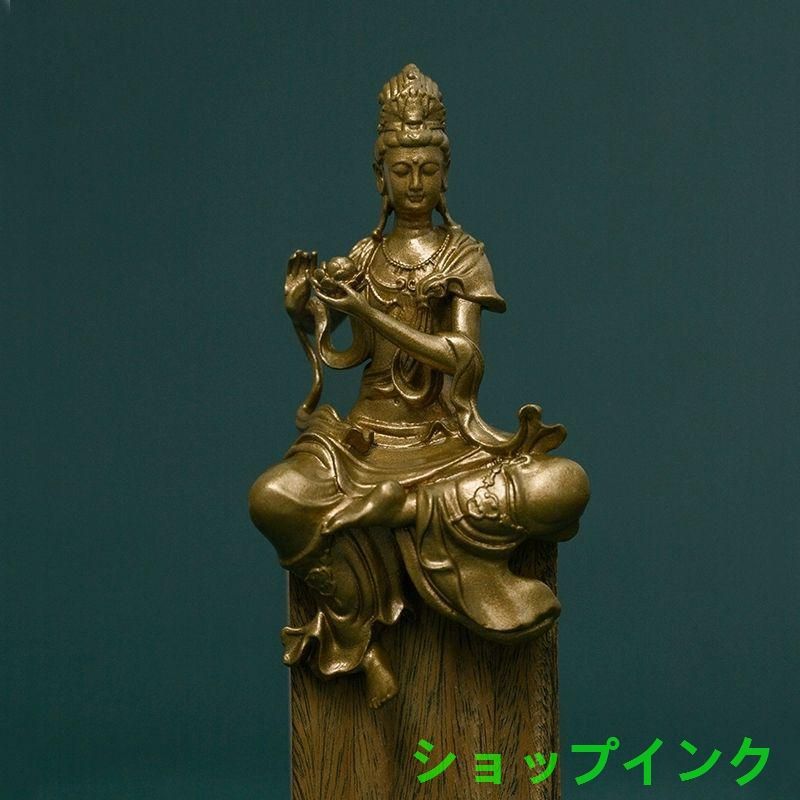 仏教美術 仏像 持蓮自在観音仏像神像 観世音菩薩像 銅製 工芸品 仏教美術 仏像 持蓮自在観音仏像神像 観世音菩薩像 銅製 工芸品