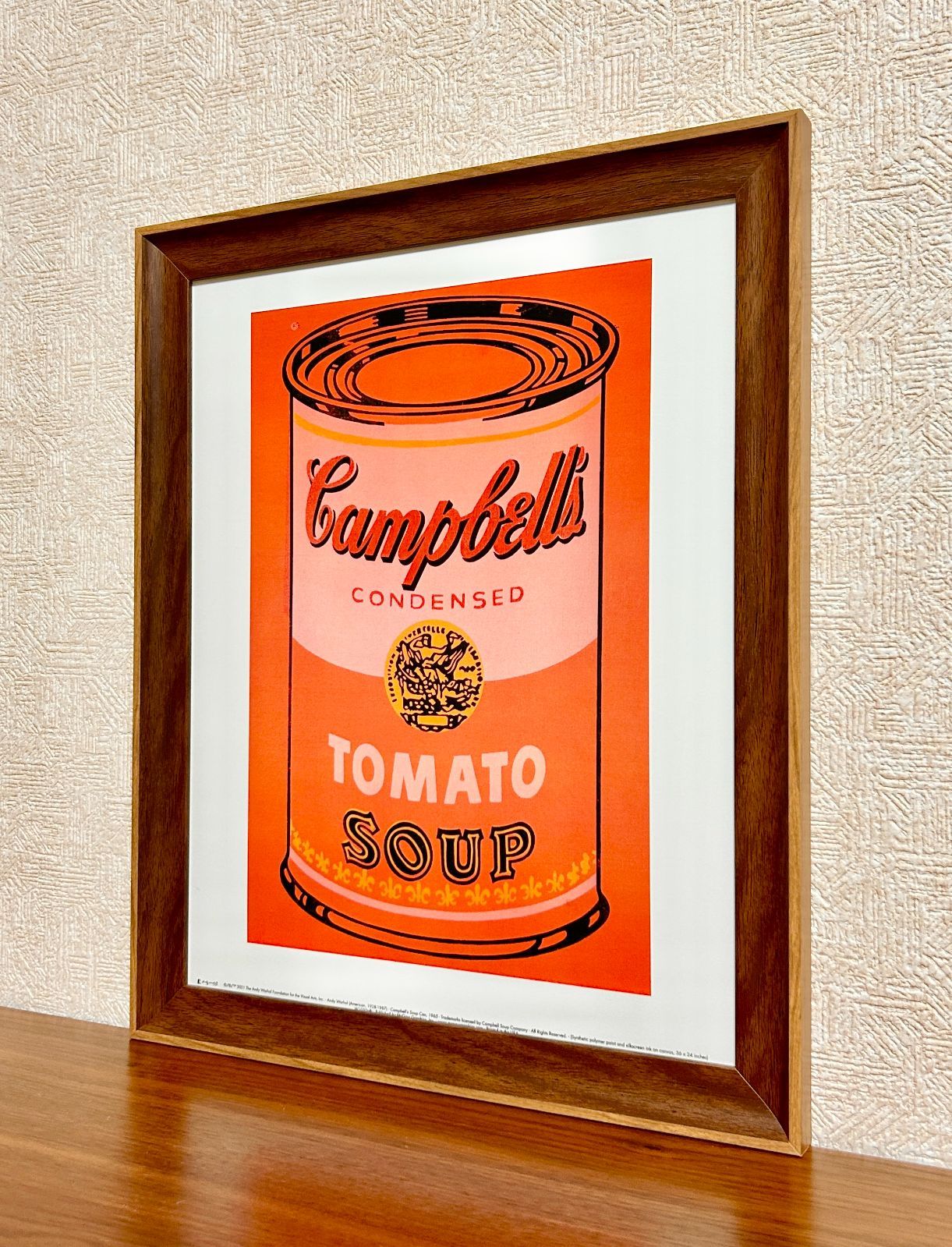 MoMA アンディウォーホル ポスター額縁つき 新品☆額縁付アートポスター(BRUCE MCGAW GRAPHICS)☆アンディ