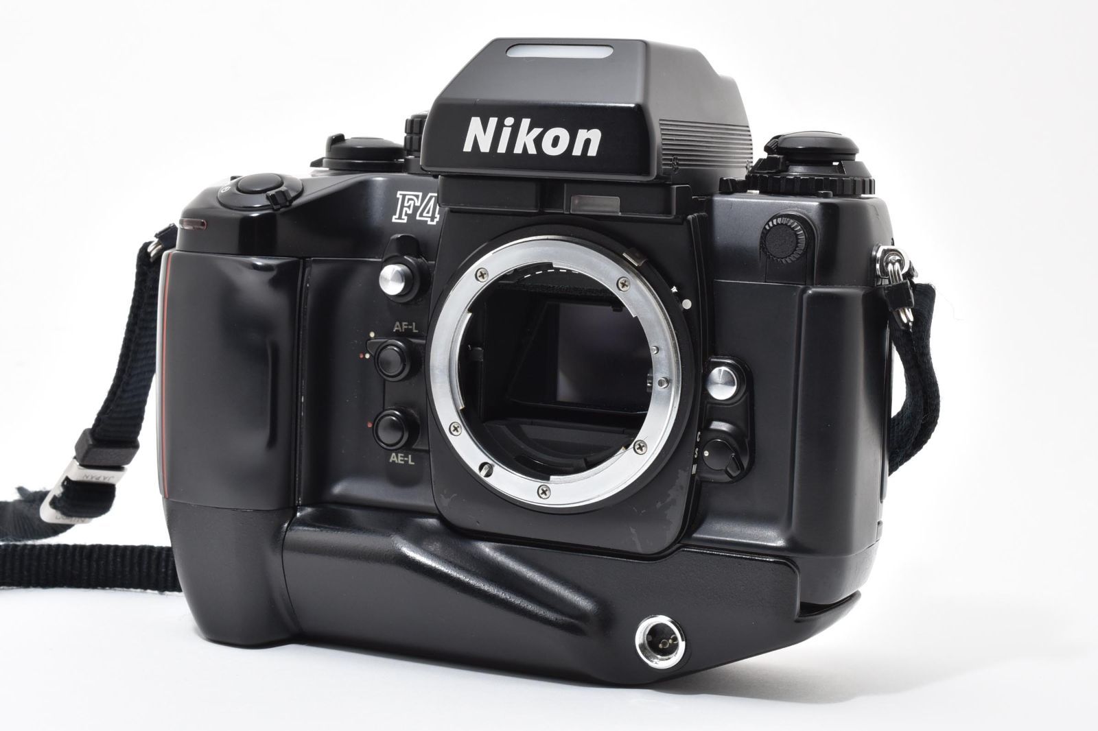 Nikon F4S フィルム一眼レフカメラ ボディ MB-21バッテリーグリップ付 動作良好 ストラップ マニュアル付 ニコンFマウント