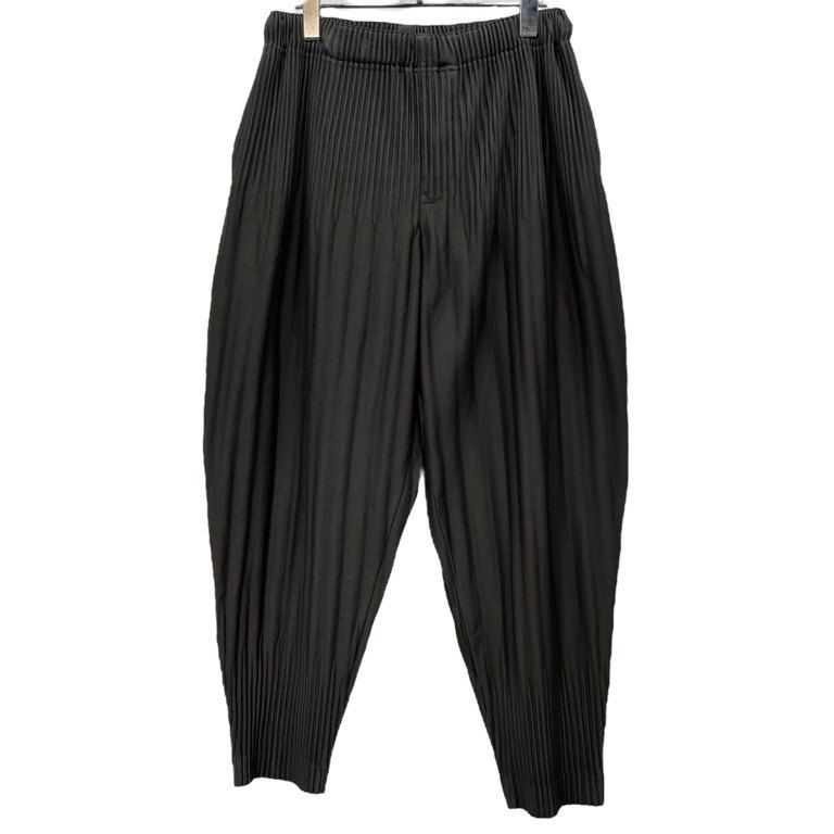 HOMME PLISSÉ ISSEY MIYAKE テーパードプリーツパンツ HOMME PLISSE ISSEY MIYAKE ドローストリングプリーツテーパード
