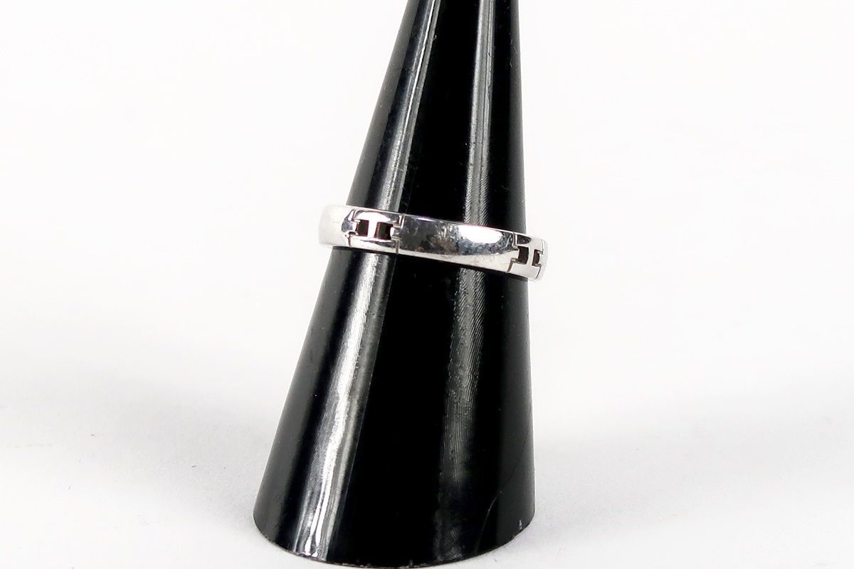 美品】HERMES エルメス ヘラクレス リング 指輪 4.0g AU750 K18WG