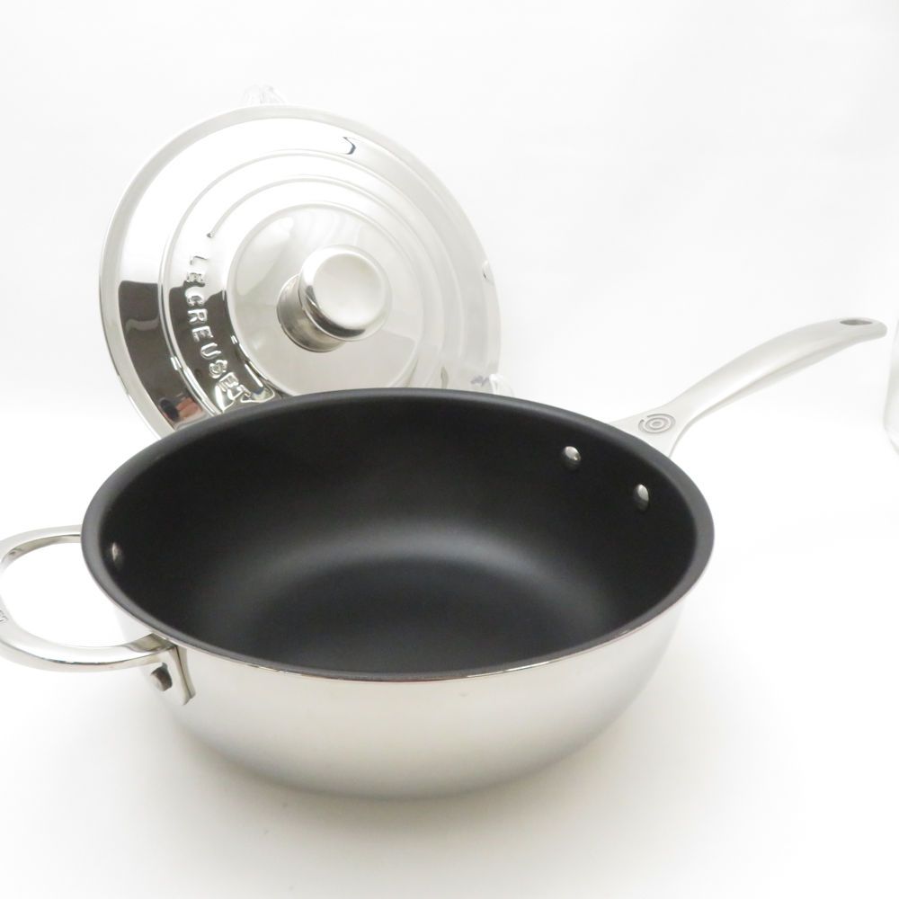Le Creuset ルクルーゼ 3S シェフズパン 片手鍋 24cm フライパン SM4767Z