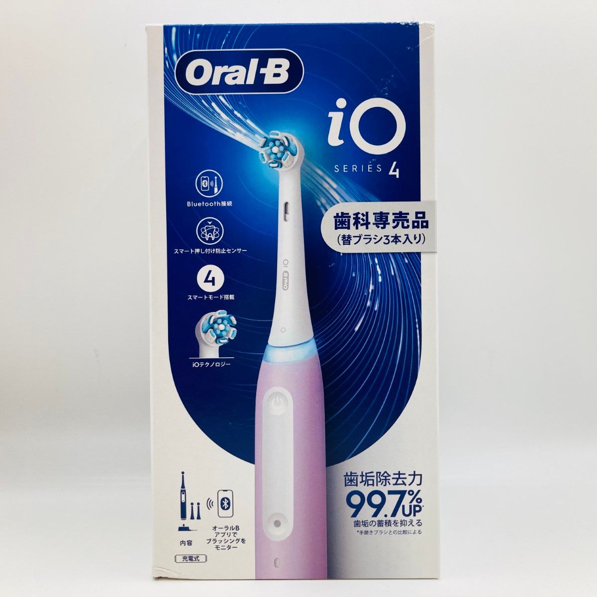 未使用 BRAUN Oral-B iO4 iOG41A60LVPH 電動歯ブラシ iO4 | 電動歯ブラシ【ブラウンオーラルB】