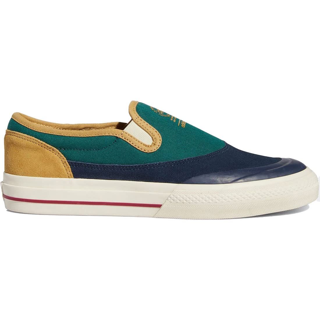 アディダス ニッツァ RF スリッポン NIZZA RF SLIP-ON カレッジグリーン|カレッジネイビー|ゴールデンベージュ GW6173 日本 27.5cm カレッジグリーン|カレッジネイビー|ゴールデンベージュ 27.5 cm