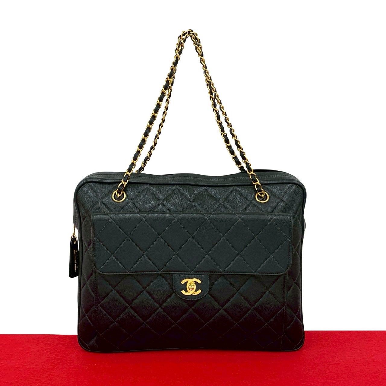 CHANEL シャネル【極美品】マトラッセ ココマーク チェーンショルダーバッグ 極美品】シャネル CHANEL マトラッセ シングルフラップ チェーン