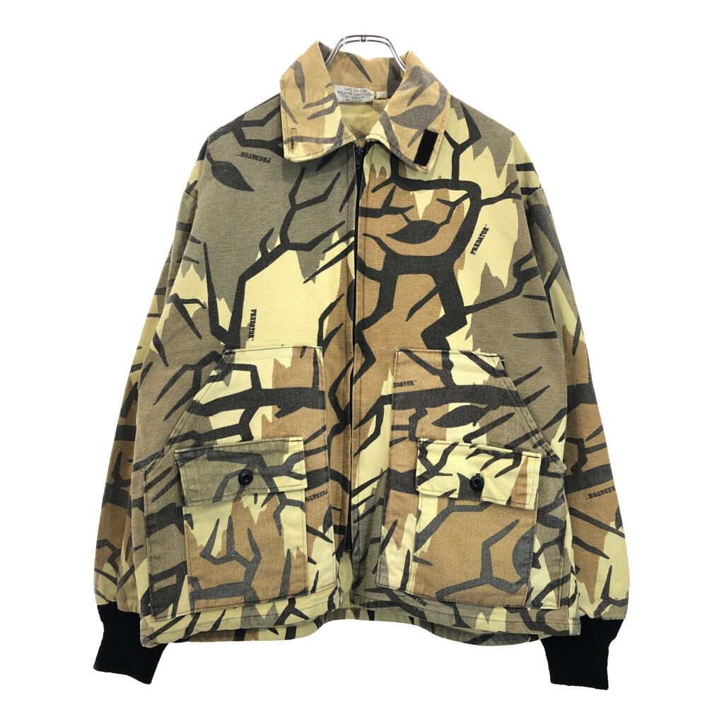 週末セール 90s アメリカ製 PREDATOR CAMOハンティングジャケット 90s 90年代 プレデターカモフラージュ 迷彩 カーキ アメリカ製