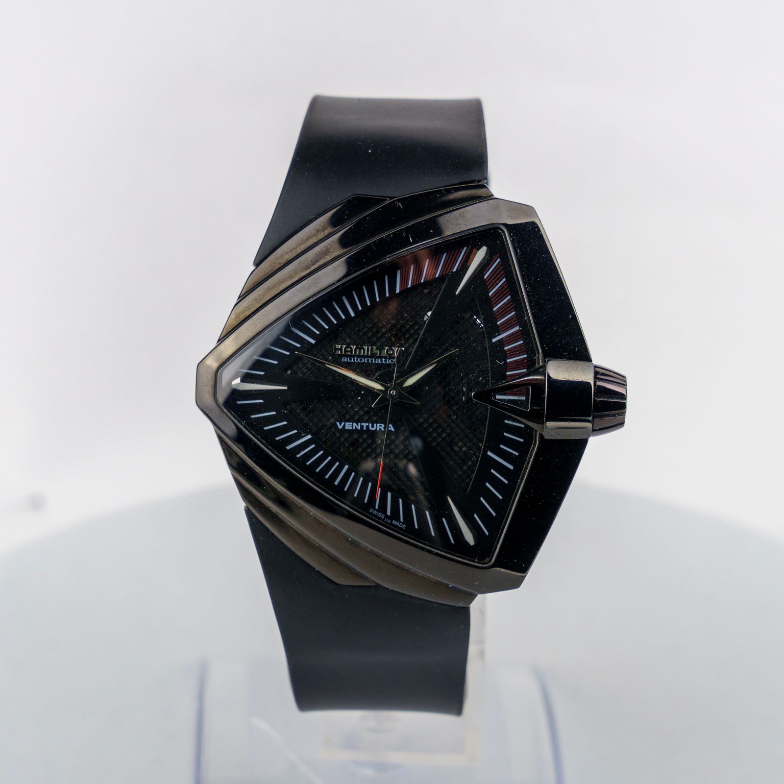 HAMILTON Ventura H246150 エルビス75周年記念 自動巻き メンズ 46mm ブラックPVDケース 1520
