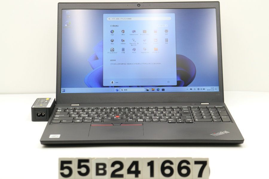 Lenovo ThinkPad L15 Core i5 10210U 1.6GHz/8GB/256GB(SSD)/15.6W/FWXGA(1366x768)/Win11 【55B241667】