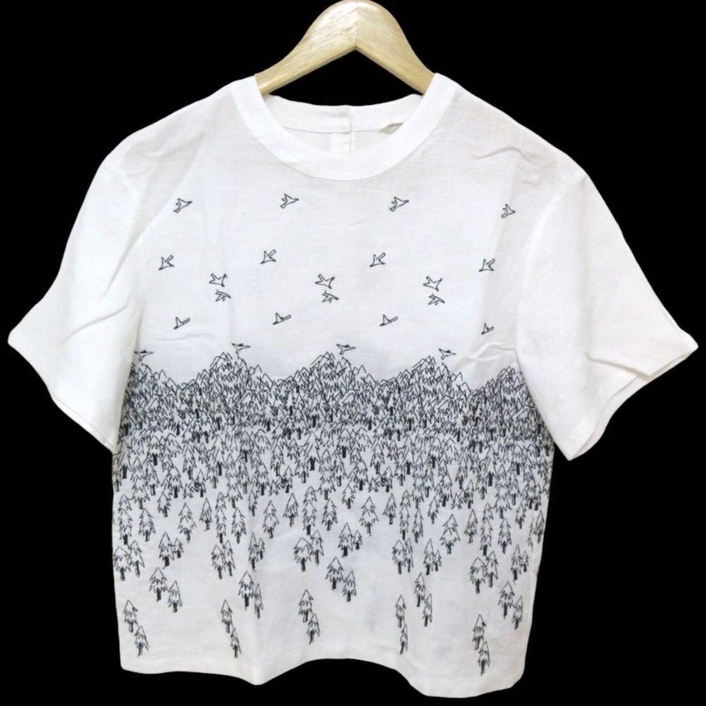 美品 24SS mina perhonen ミナペルホネン forest to bird リネン100