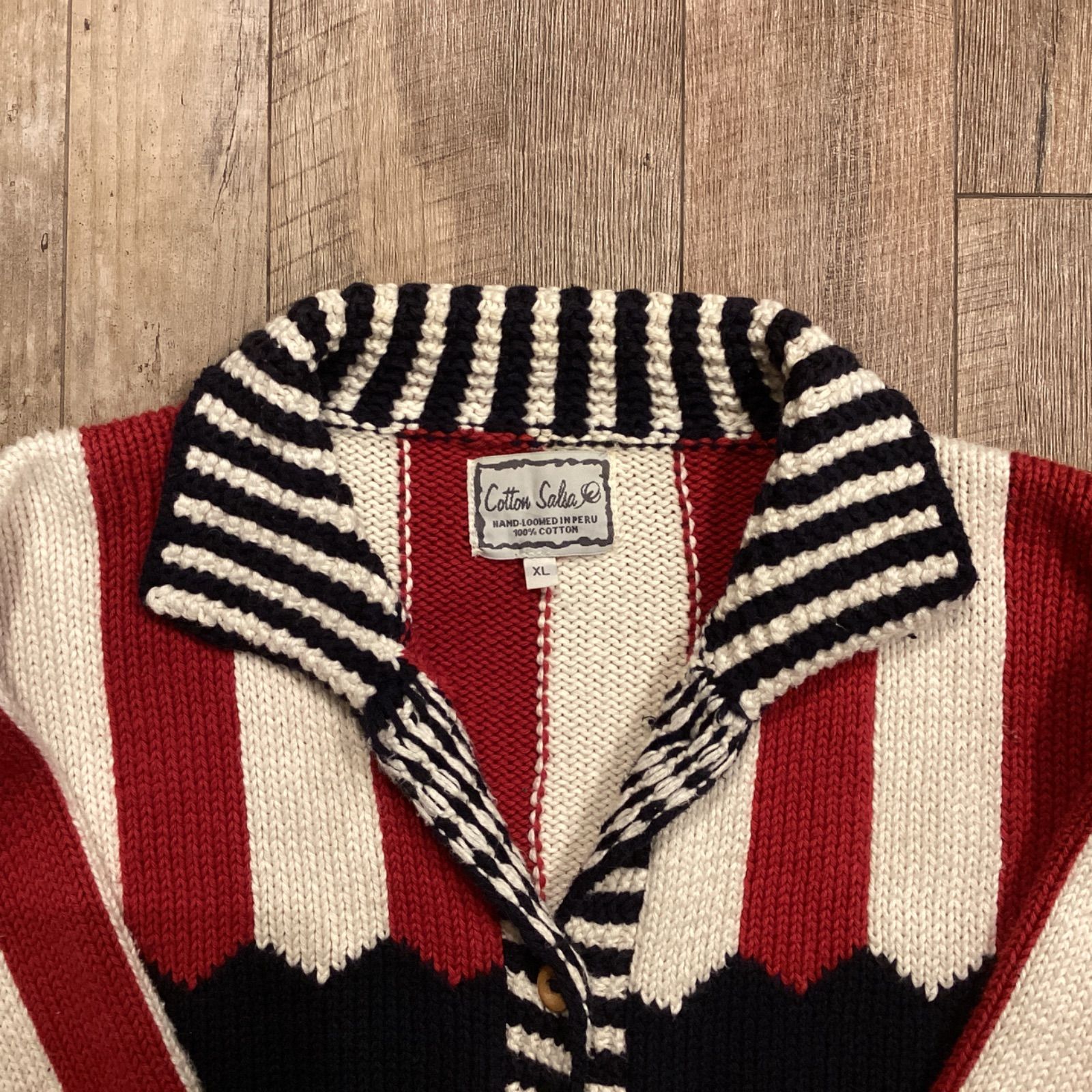 コットンニット カーディガン