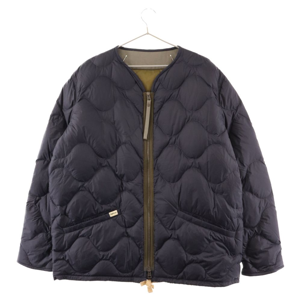 MONCLER (モンクレール) 21AW JAECKIN GIUBBOTTO G20911A00126 68953  キルティングバックプリントナイロン ダウンジャケット ネイビー - メルカリ