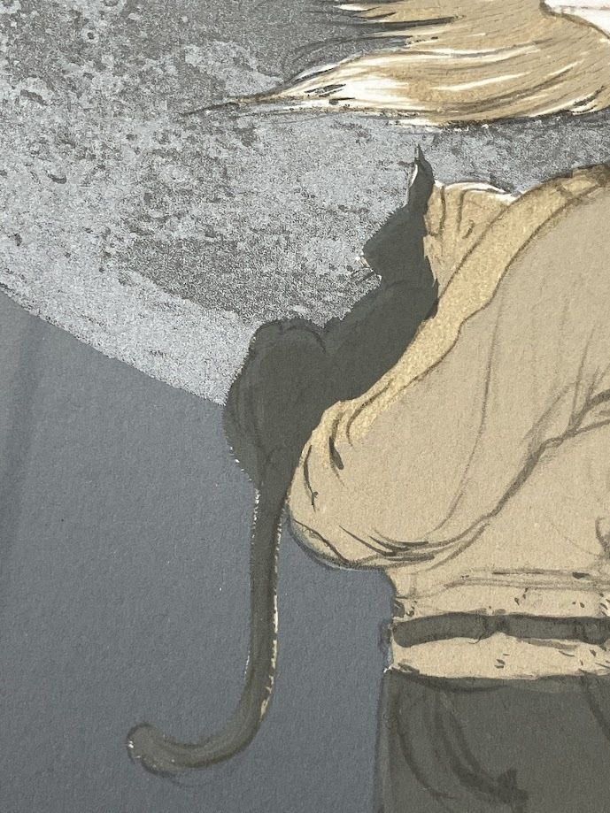 天野喜孝 リトグラフ 月の猫 直筆サイン有り Yahoo!オークション - 【真作】天野喜孝 ff8 直筆サイン 月の猫