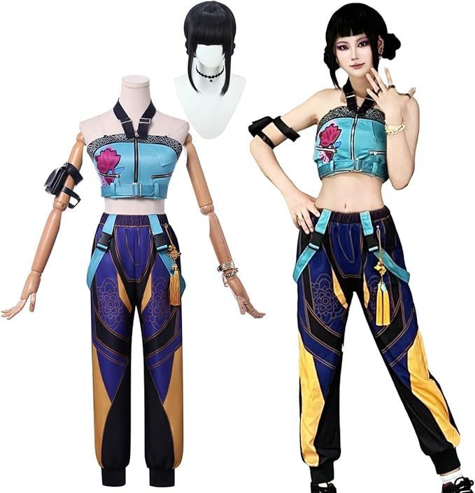 KーPOPデーモンハンターズ ゾーイ コスプレ衣装 KPOPガールズ! デーモン ハンターズ ゾーイ-Zoey コスプレ衣装