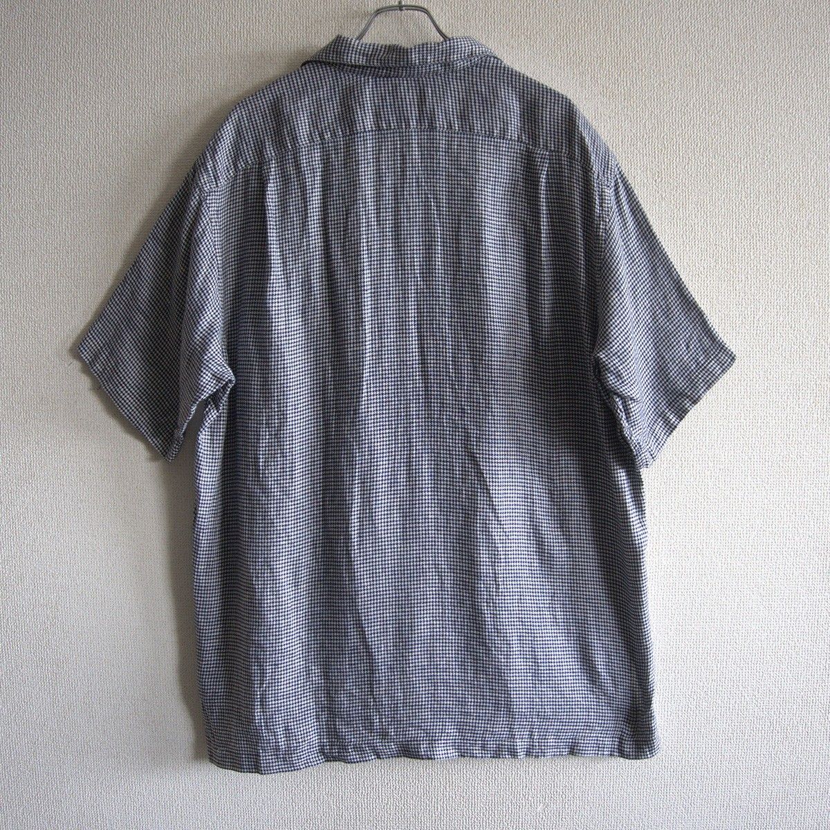 【希少／美品】ポロバイラルフローレン WRISTON 千鳥格子 シャツジャケット 雰囲気抜群】POLO RALPH LAUREN 【リネン 千鳥格子 オープン