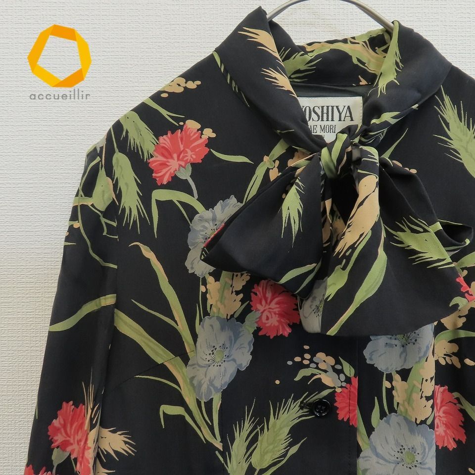 HANAE MORI vintage 花柄 ウール ワンピース US8 | agrobardin.com.br