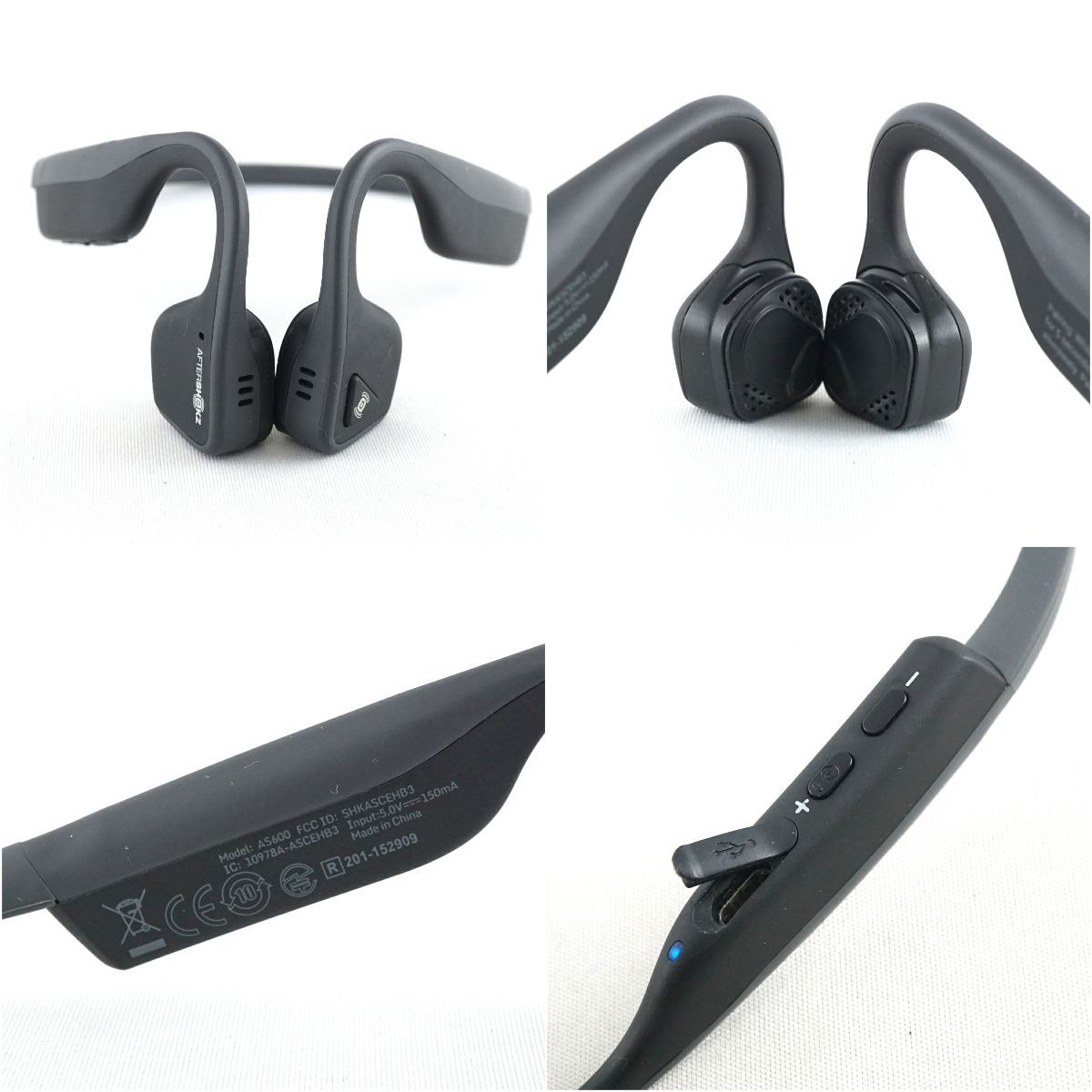 AfterShokz Trekz Air 骨伝導イヤホン Slate Grey BBIQ特選ショップ 
