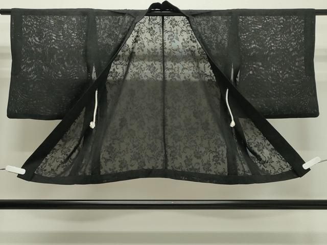 平和屋着物▽長羽織 スリーシーズン 春夏秋 塵除け 紋紗 斜