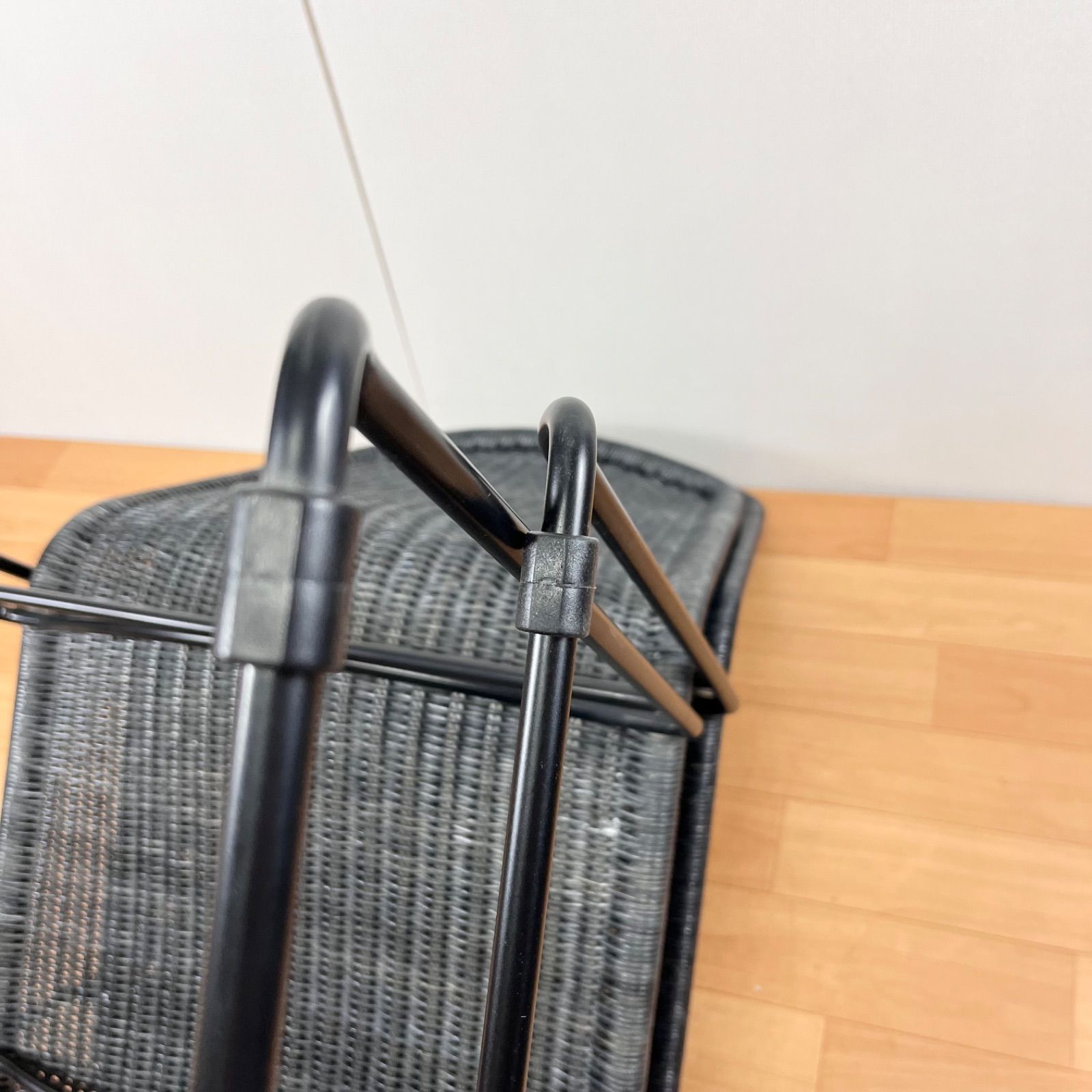 ラタン編み ダイニングチェア