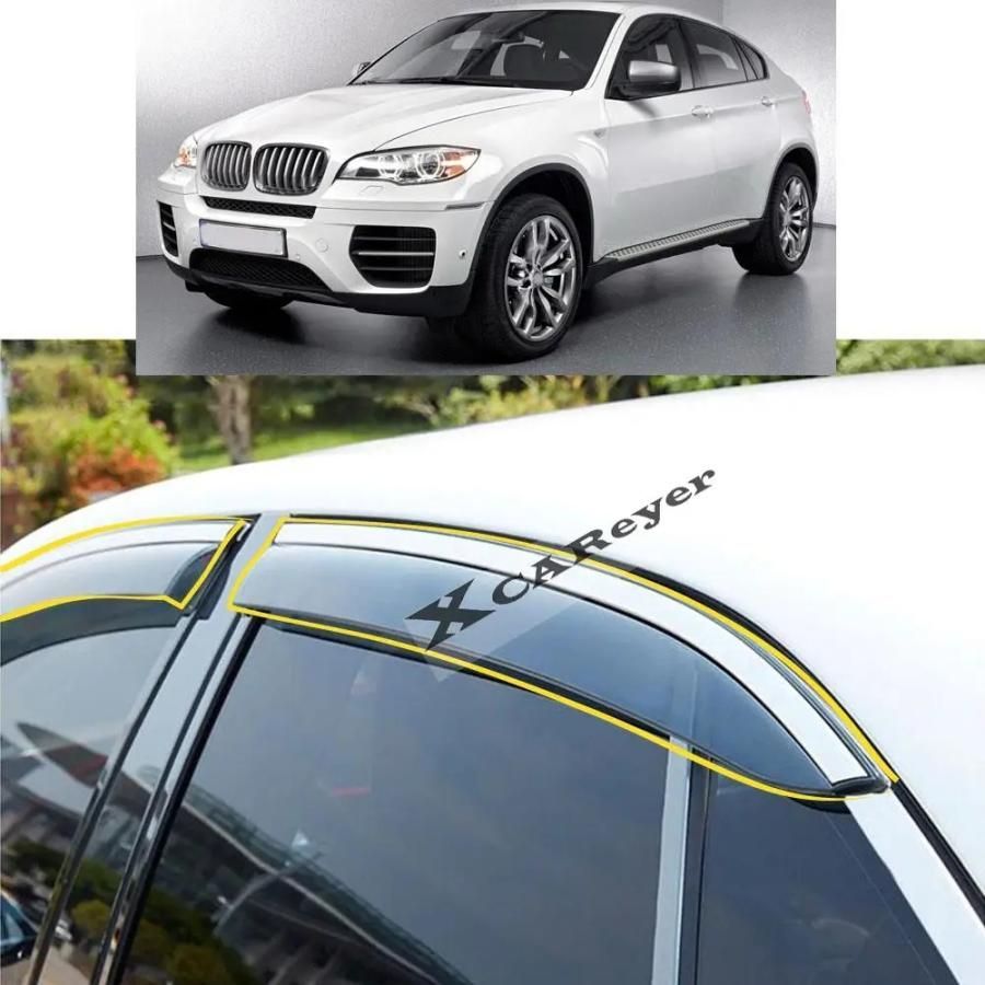 ◆BMW X6 E71 2008年 2009年 2010年 2011年 2012年 2013年 2014年 ボディ ステッカー プラスティック ウィンドウ ガラス 風防 バ