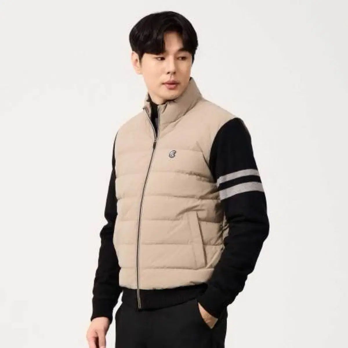 ゴルフウェア クリーブランド グースダウン 防風ニット ジャケット ー L 未着用