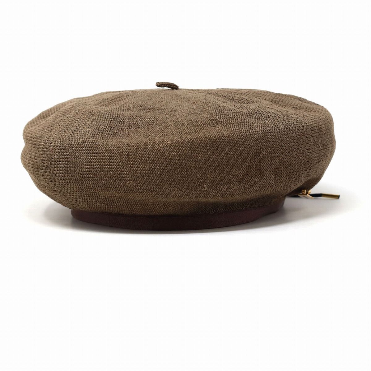 □新品□Dodge Hat 三毛猫ベレー帽 しっぽ付き カラーセピア サイズF