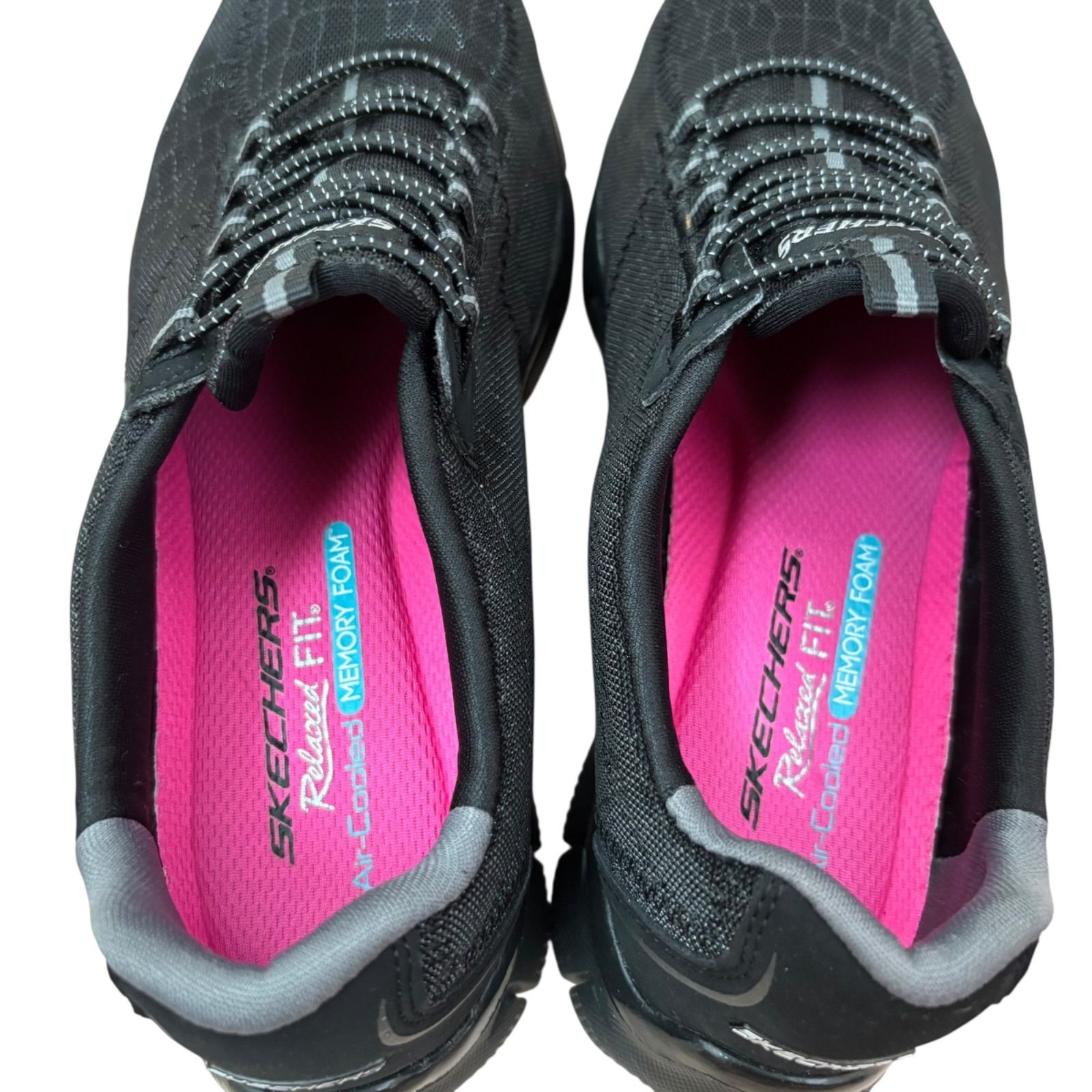 Z1414 SKECHERS スケッチャーズ スニーカー MEMORYFOAM ブラック