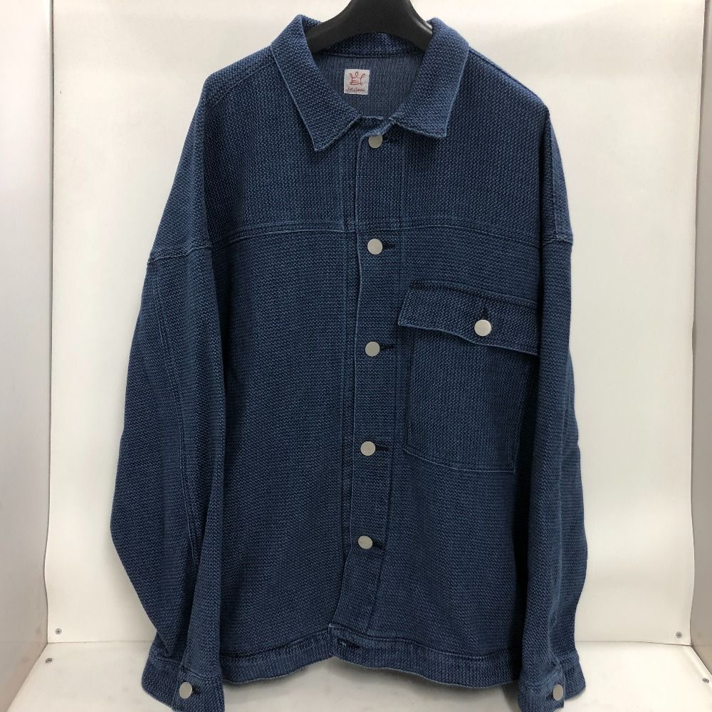 02w12022 FAT エフエーティー Sashiko Tracker Jacket ブルー L 日本製 