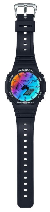 CASIO カシオーク Gショック レインボー 限定 GA-2100SR-1A - メルカリ