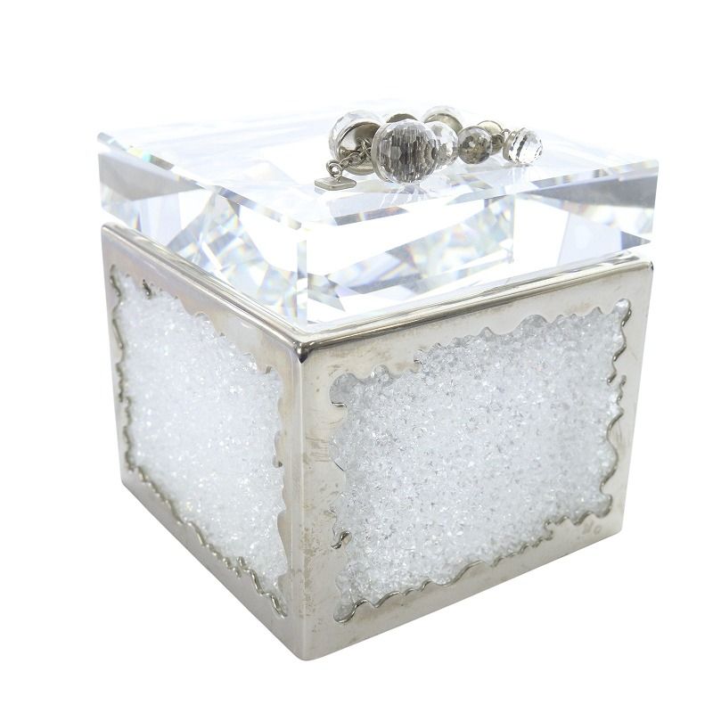 スワロフスキー SWAROVSKI Crystalline 宝箱 ジュエリーボックス 小物入れ 白