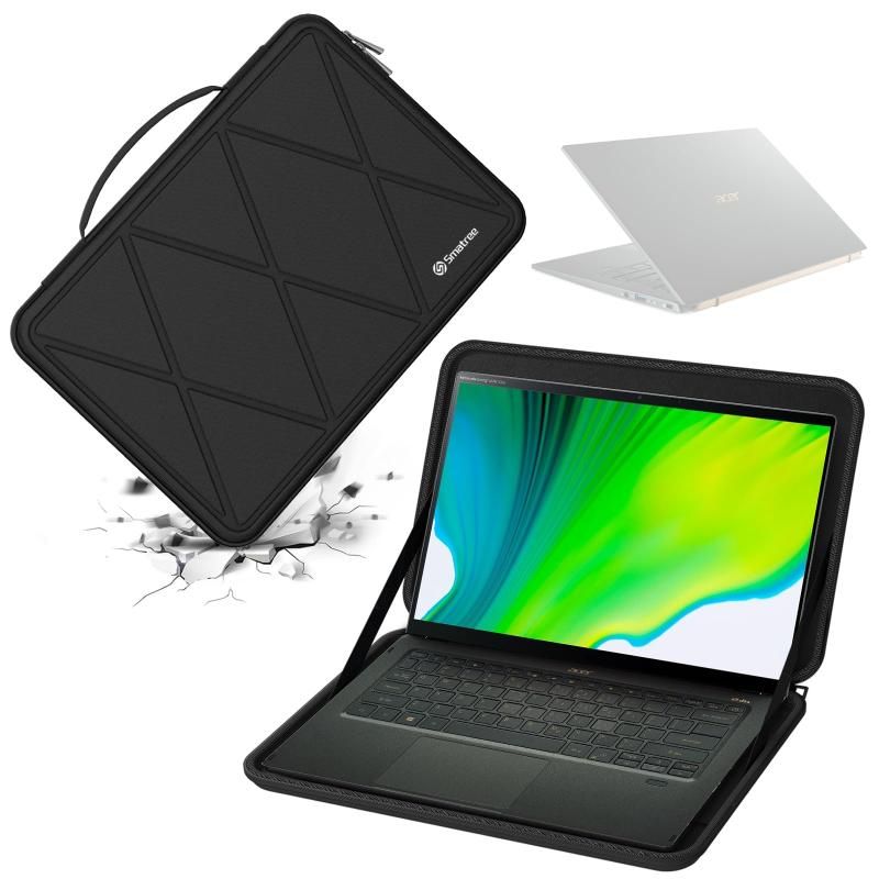Smatree ハード EVA 保護スリーブケース Acer ラップトップ用 For Acer 14インチ(X8247) Black-For Acer 15.6インチ(X8277)