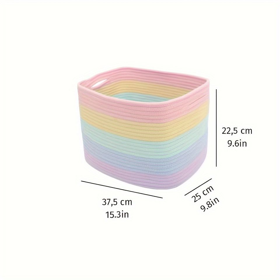 カラフル収納バスケット３個セット