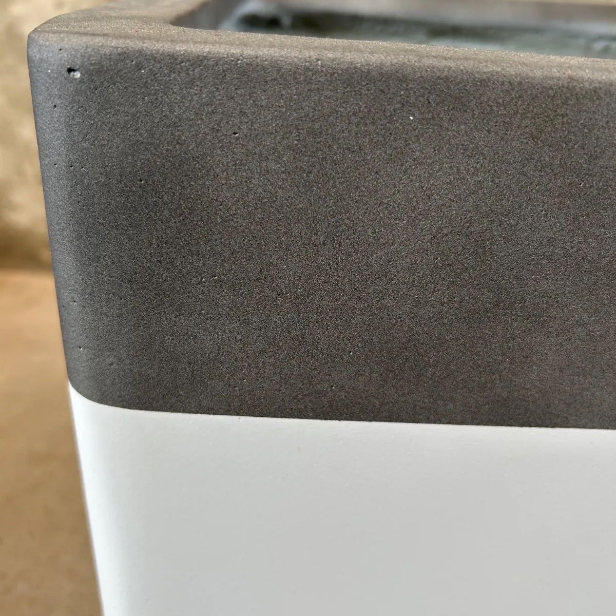 送料無料 Yamatei KONTON ピクセル ツートン 植木鉢 鉢カバー