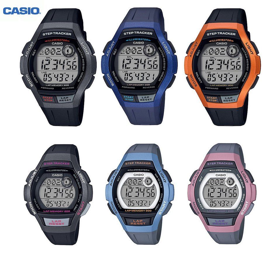 カシオ スポーツ WS-2000H メンズ LWS-2000H レディース 歩数計 CASIO STEP TRACKER ステップトラッカー ランニング ジョギング ウォーキング 健康管理 スポーツ 防水 軽量 男性 女性 子供 キッズ 腕時計 ペアウォッチ