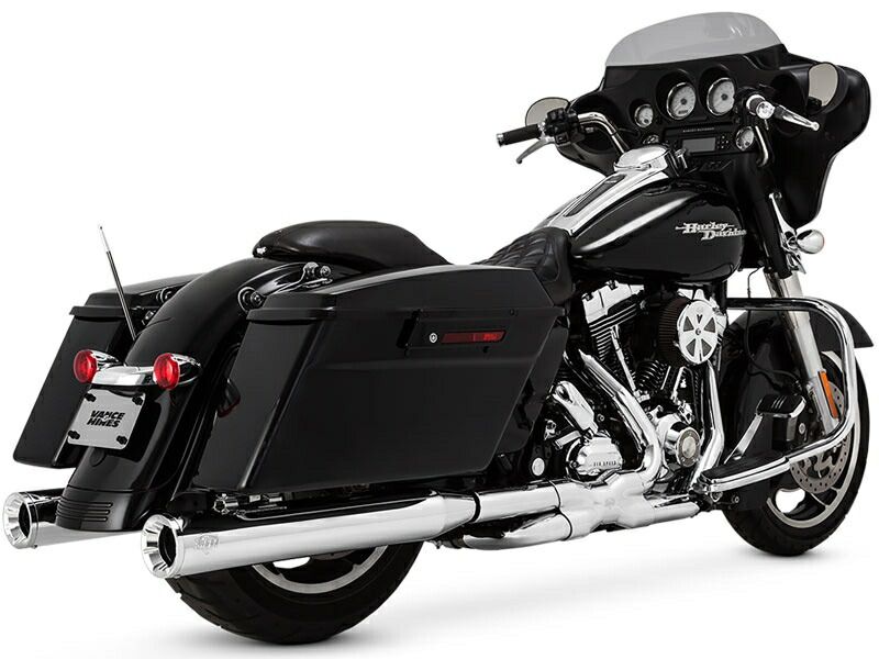 VANCE＆HINES ELIMINATOR 400 スリップオンマフラー 2017年以降ツーリング|クローム