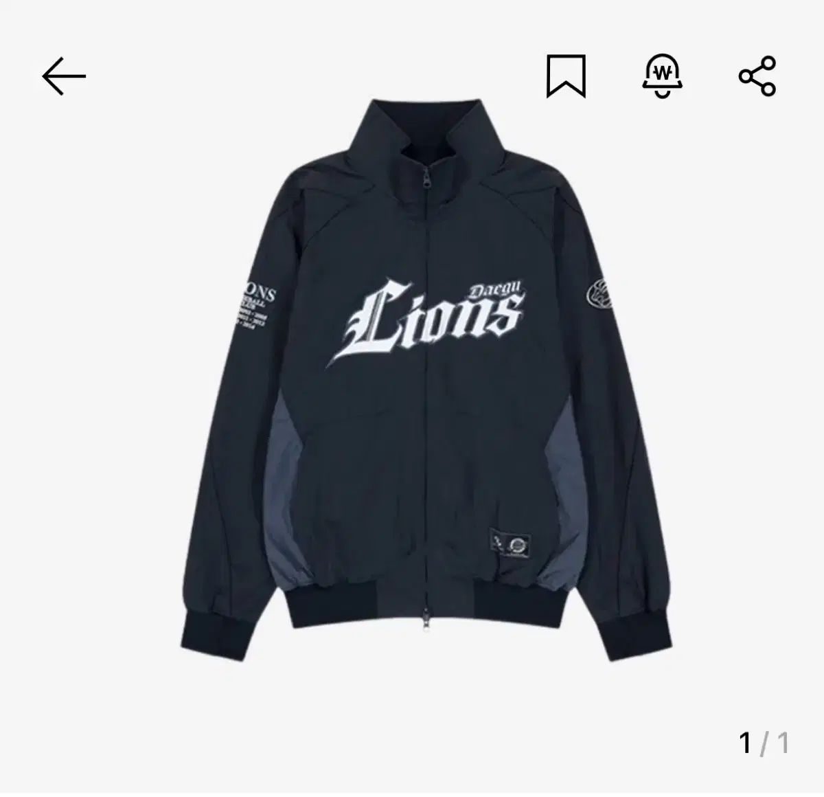 XL サンサンギア x Samsung サムスン LIONS₍ライオンズ ジャケット ネイビー