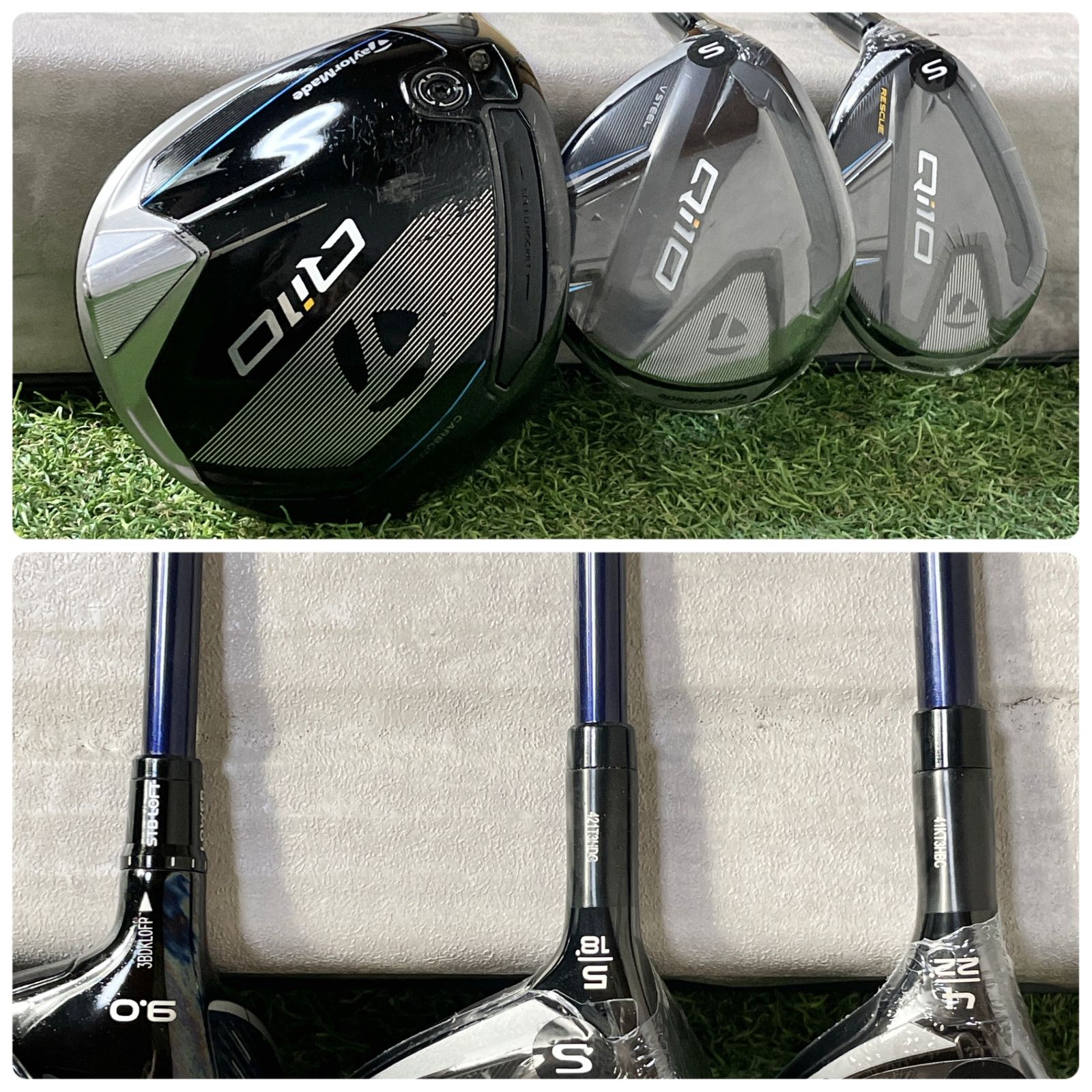 TaylorMade - 【貴重レフティ！バッグ新品！5W4U新品！】TaylorMade Qi10 ゴルフクラブセット 11本 S メンズ 左 テーラーメイド キューアイテン 左利き用 貴重レフティ！バッグ新品！5W4U新品！】TaylorMade Qi10 ゴルフ
