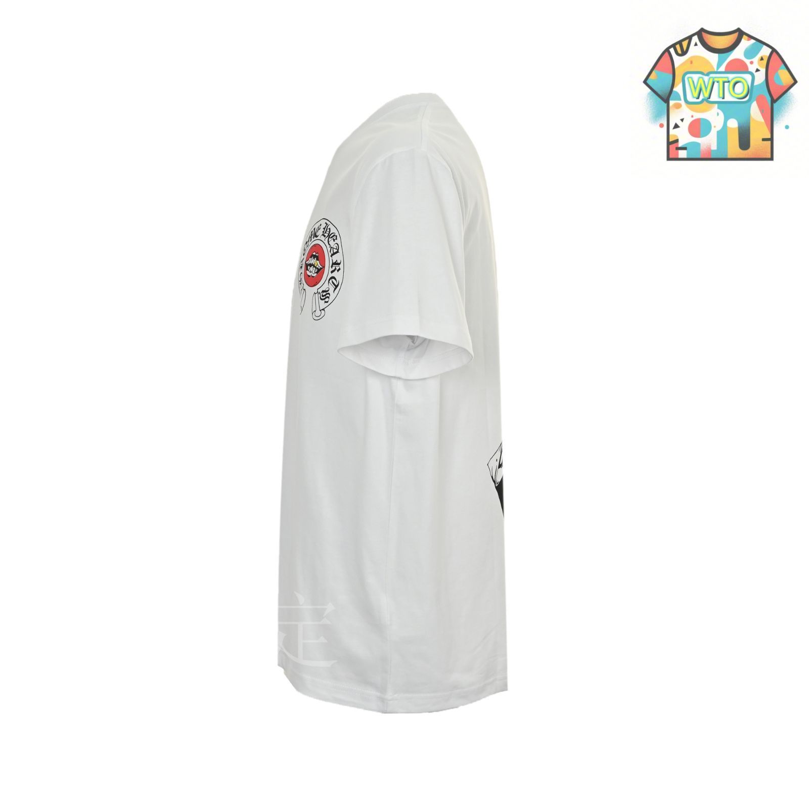 Chrome Hearts Tシャツ 今日特価】Chrome Hearts 25SS Gradient Horseshoe Print Short