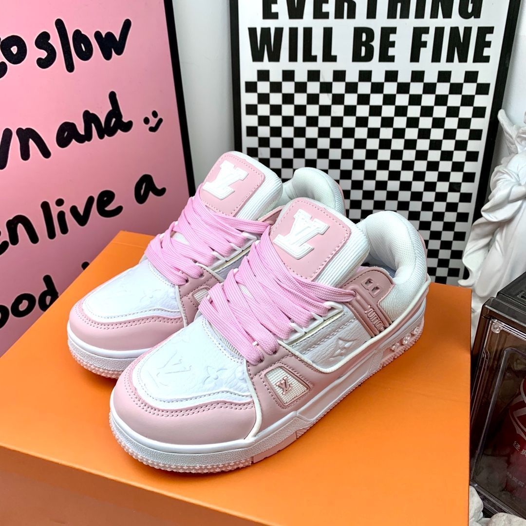 LOUIS VUITTON Trainer レザーカジュアルロートップファッション