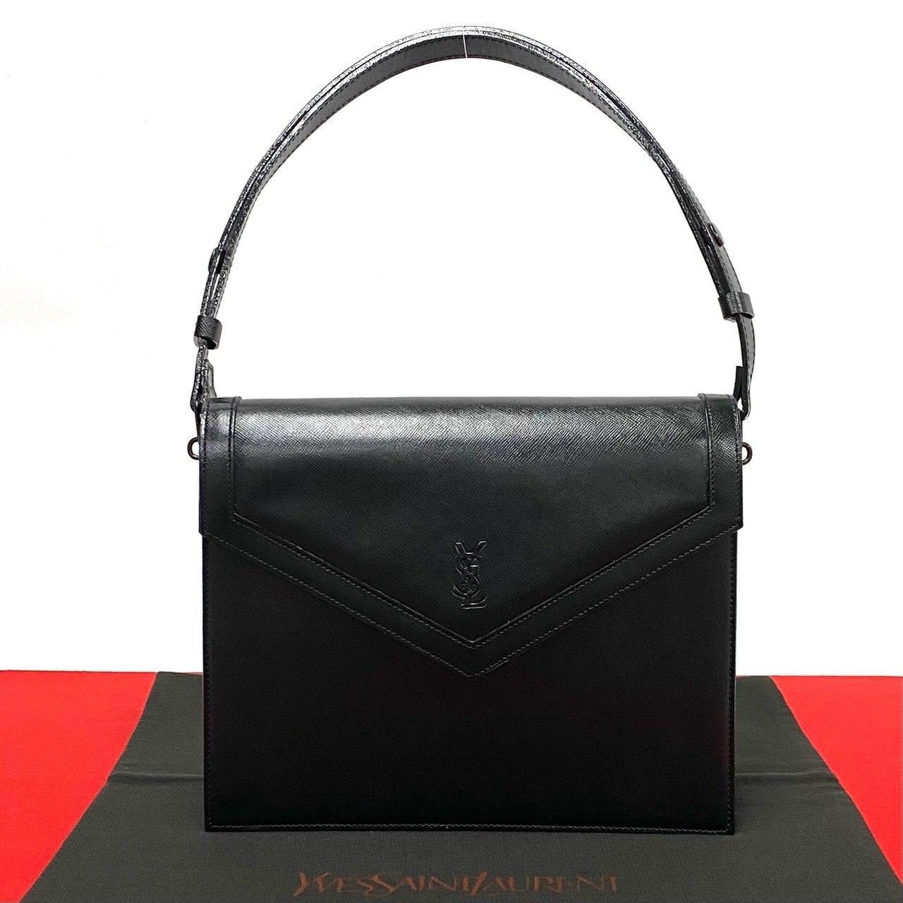 極 美品 袋付き 希少品 YVES SAINT LAURENT イヴ サンローラン